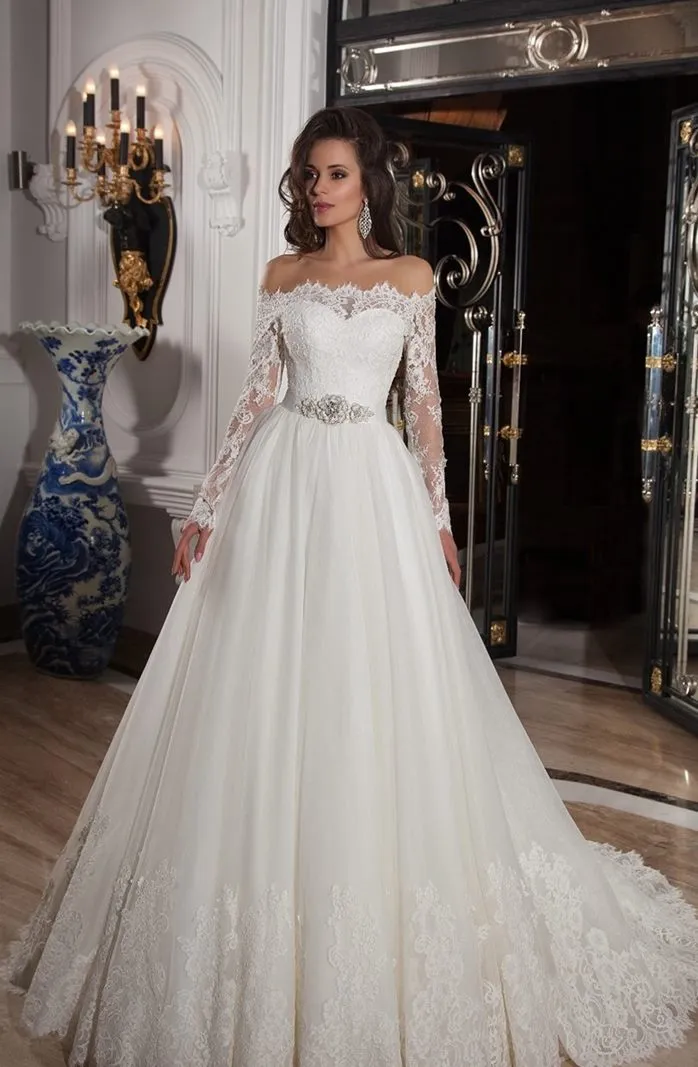 ---Abito da sposa economico nella vostra atelier del risparmio online, con trasparenze elegante e raffinato per matrimoni di inv