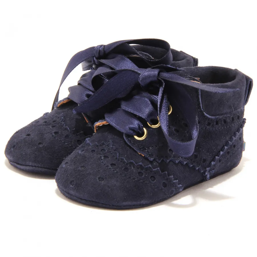 0006U scarpa culla bimba I PINCO PALLINO blu shoe kid