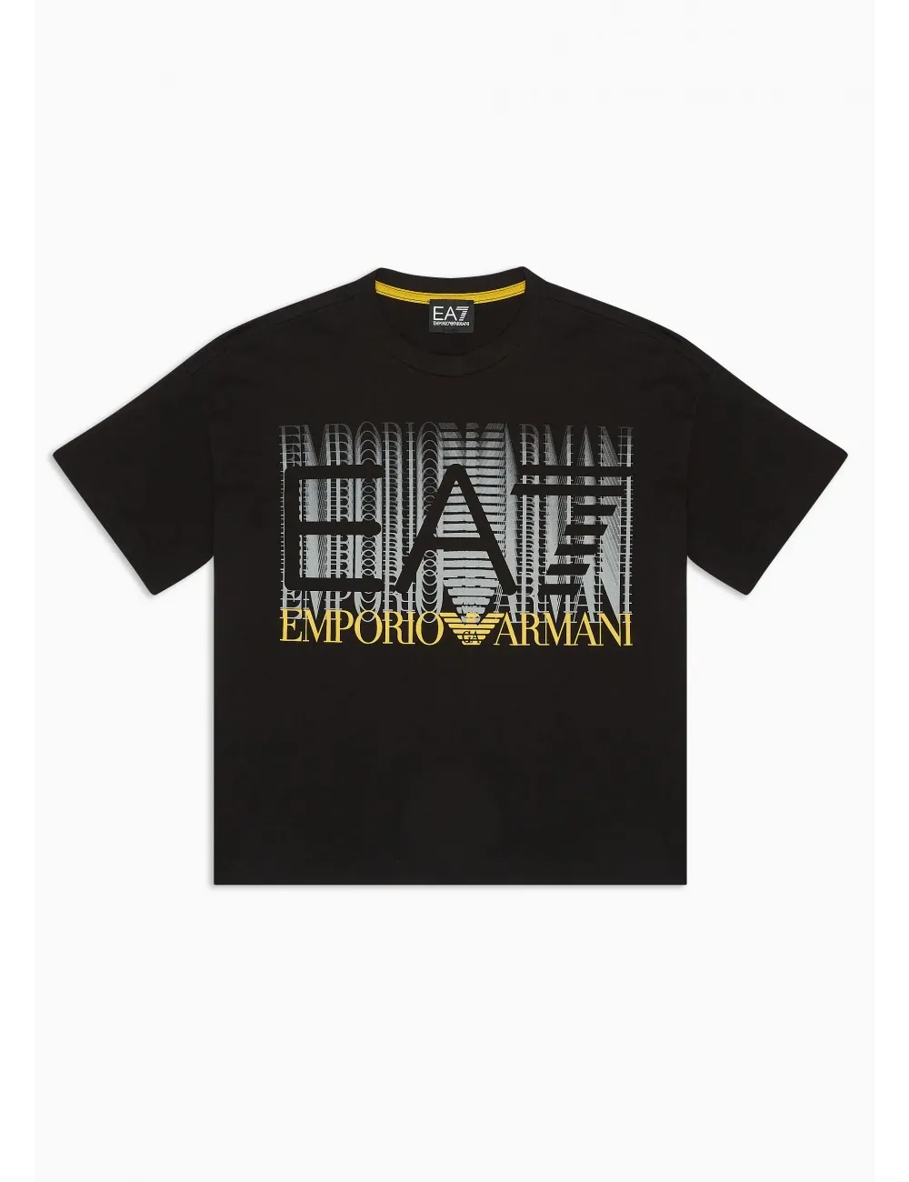 3DBT59 1200 T SHIRT EA7 EMPORIO ARMANI BOY MAGLIA MAGLIETTA CON LOGO KID KIDS