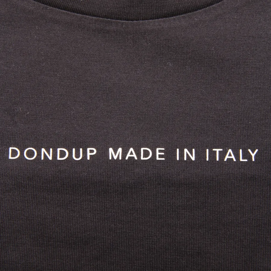5360AZ MAGLIA UOMO DONDUP MAN T-SHIRT BLACK