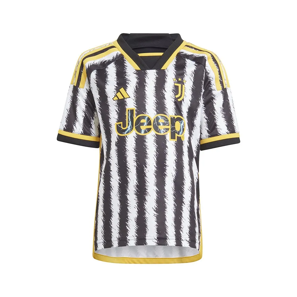 ADIDAS Completo Calcio Neonato Minikit Juve Home 23/24 Nero Bianco