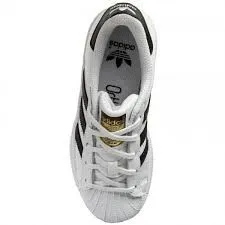 Adidas  Superstar bianca con strisce nere 