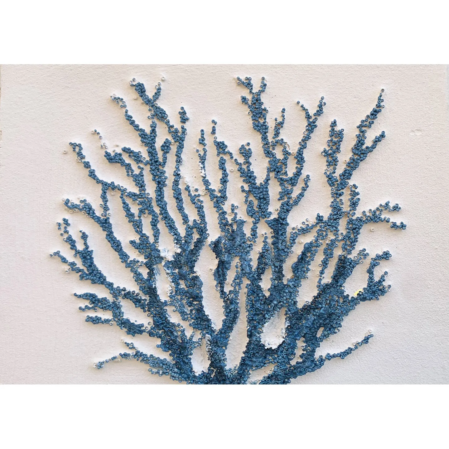 Agave  Set 3 pezzi quadro moderno dipinto a mano in stile marino "Sea Life" 30x30