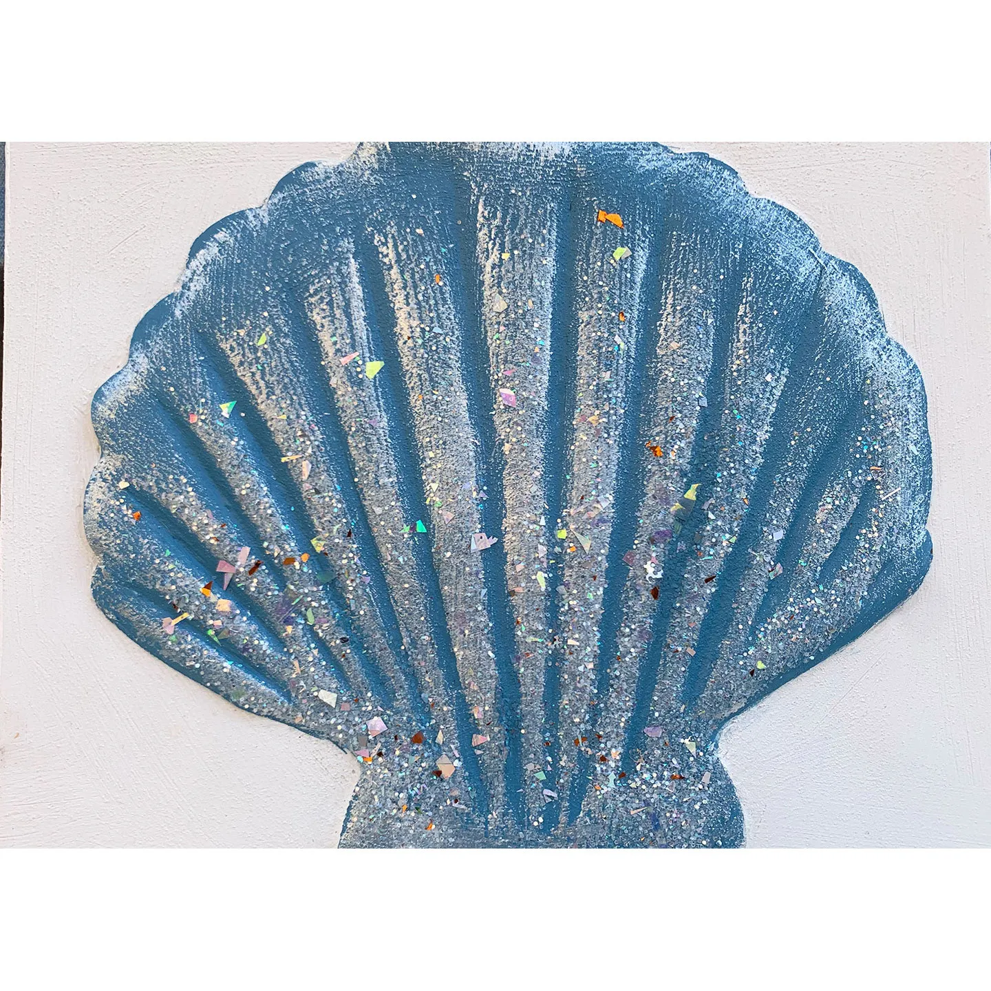 Agave  Set 3 pezzi quadro moderno dipinto a mano in stile marino "Sea Life" 30x30