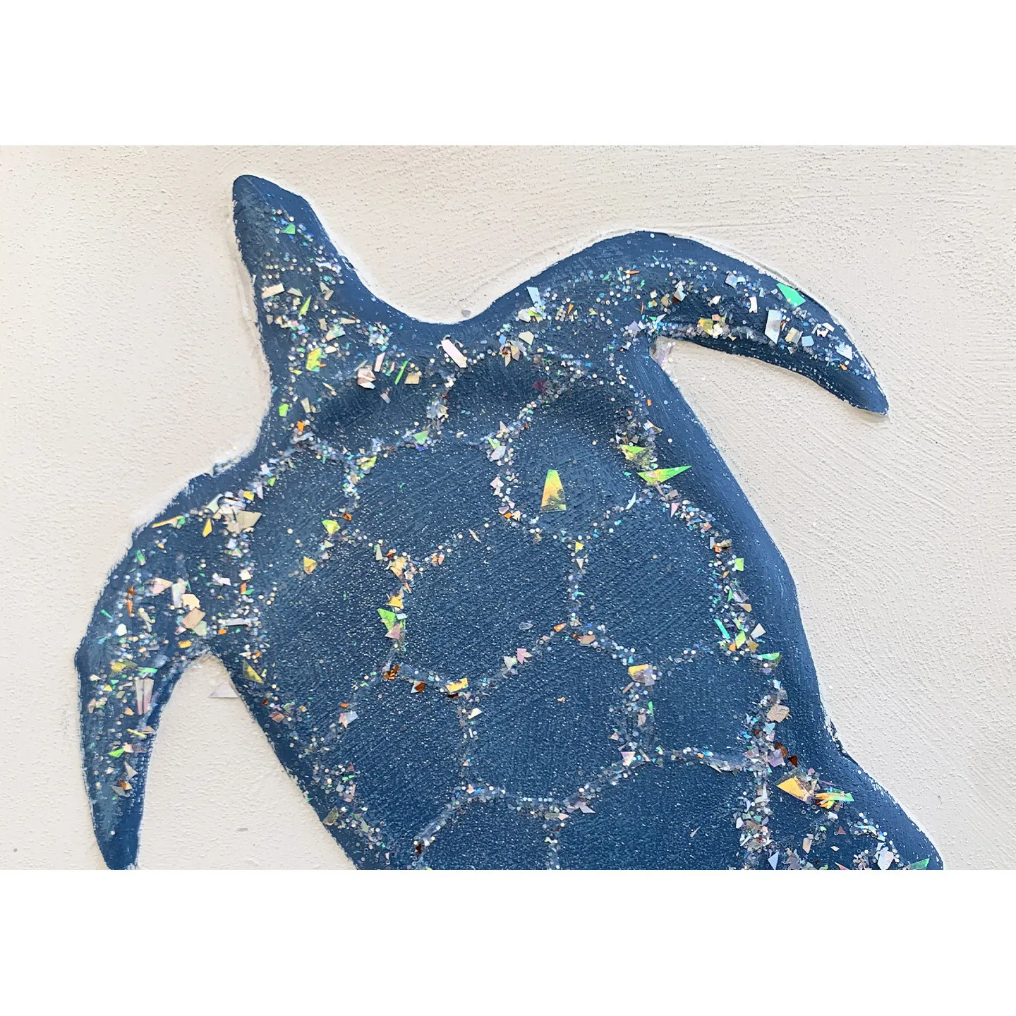 Agave  Set 3 pezzi quadro moderno dipinto a mano in stile marino "Sea Life" 30x30