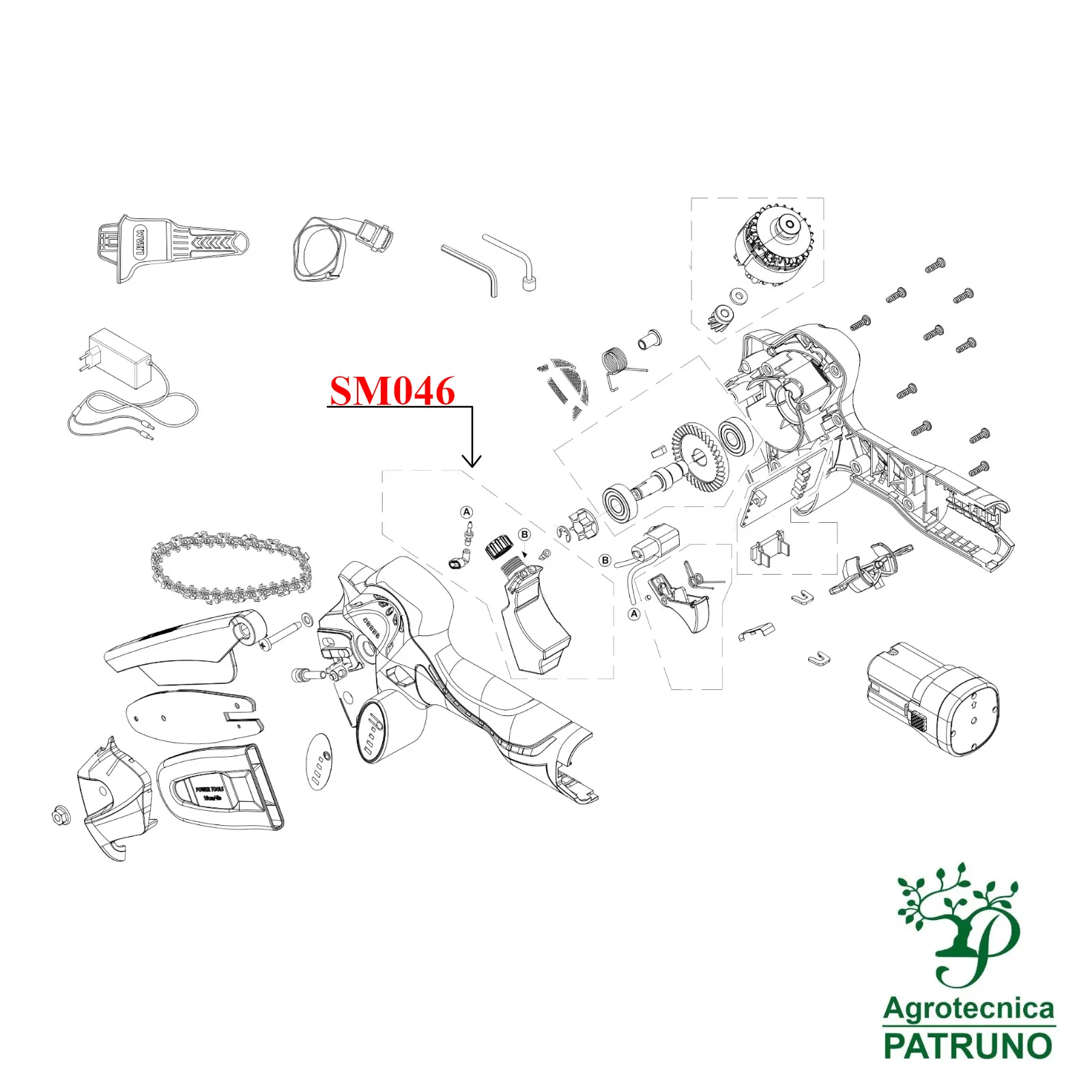 Agrotecnica Patruno Srl » Kit serbatoio olio Lisam Mini SG SM046