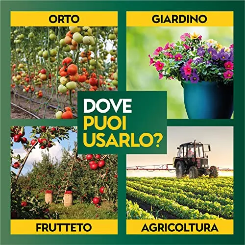Albagarden Tripla Azione Naturale - Insetticida - Fungicida - Acaricida Per Piante Pronta All'Uso A Base Di Equiseto E Ortica - 