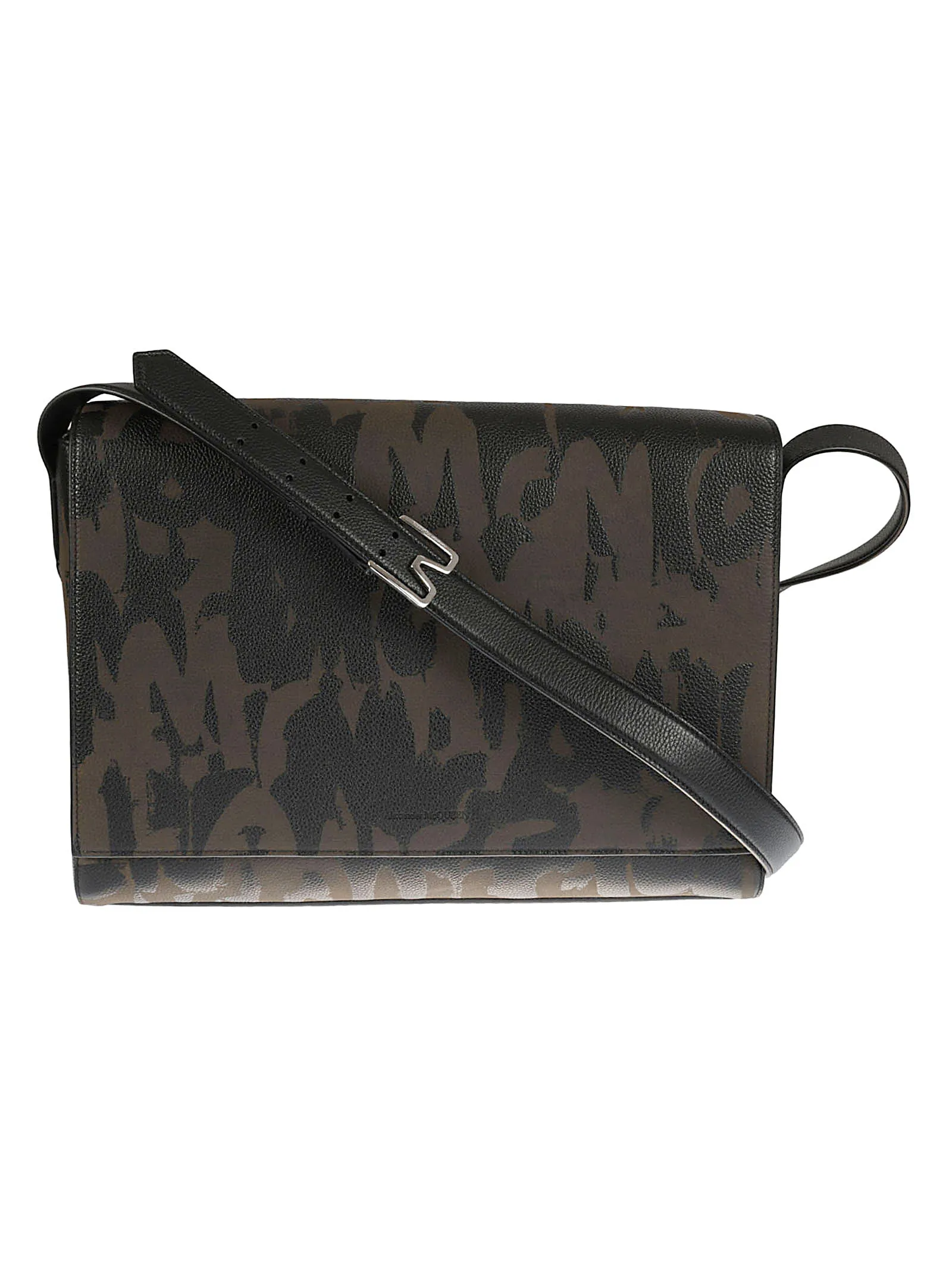 ALEXANDER McQUEENMessenger bag Black/beige