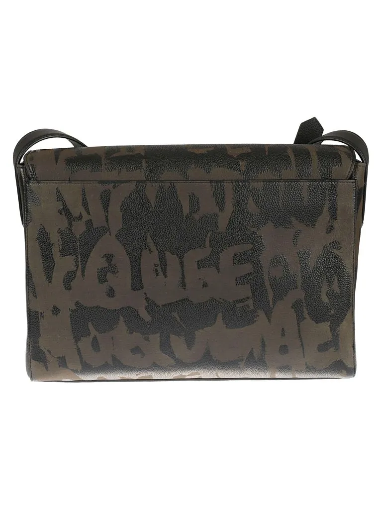 ALEXANDER McQUEENMessenger bag Black/beige