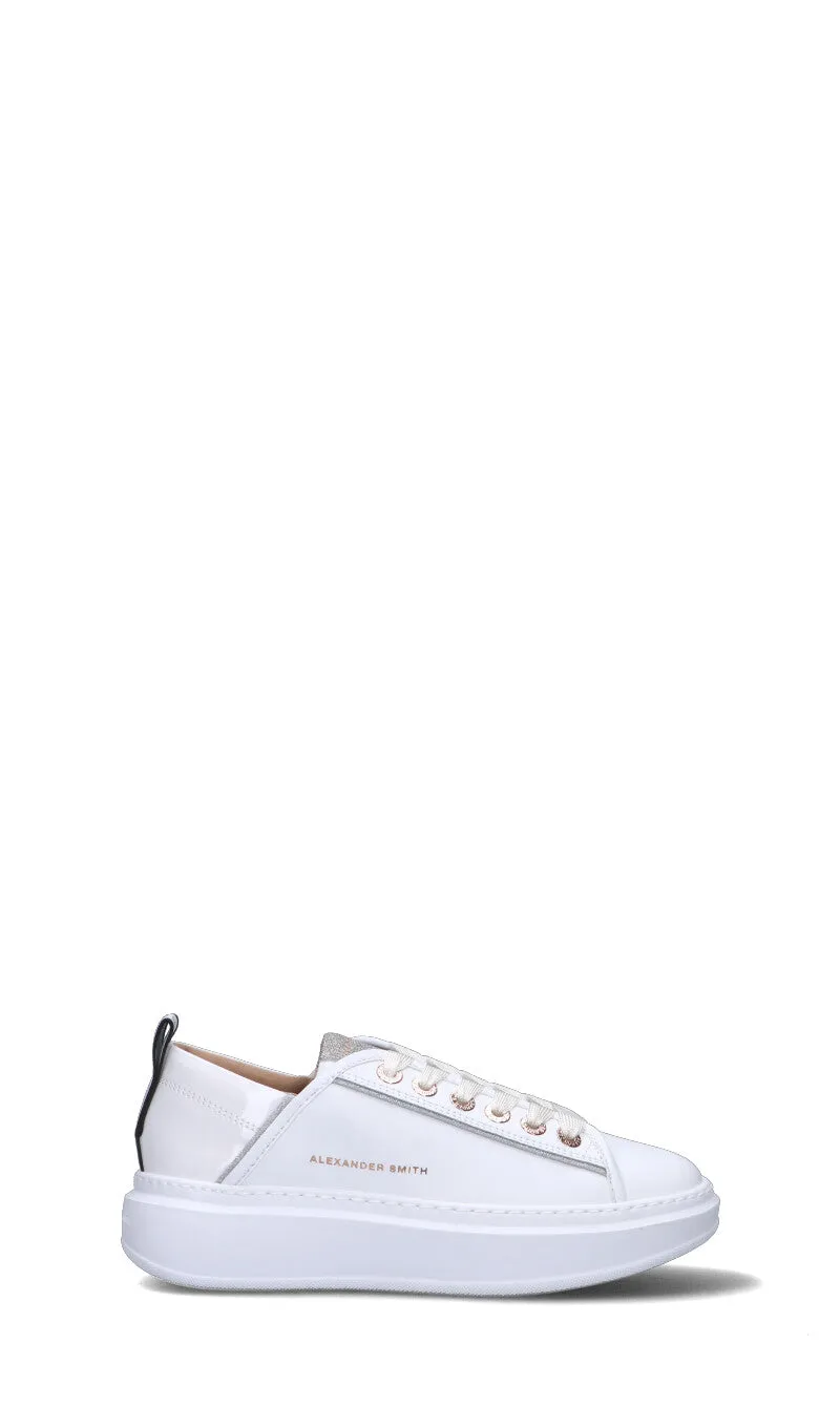 ALEXANDER SMITH Sneaker donna bianca in pelle