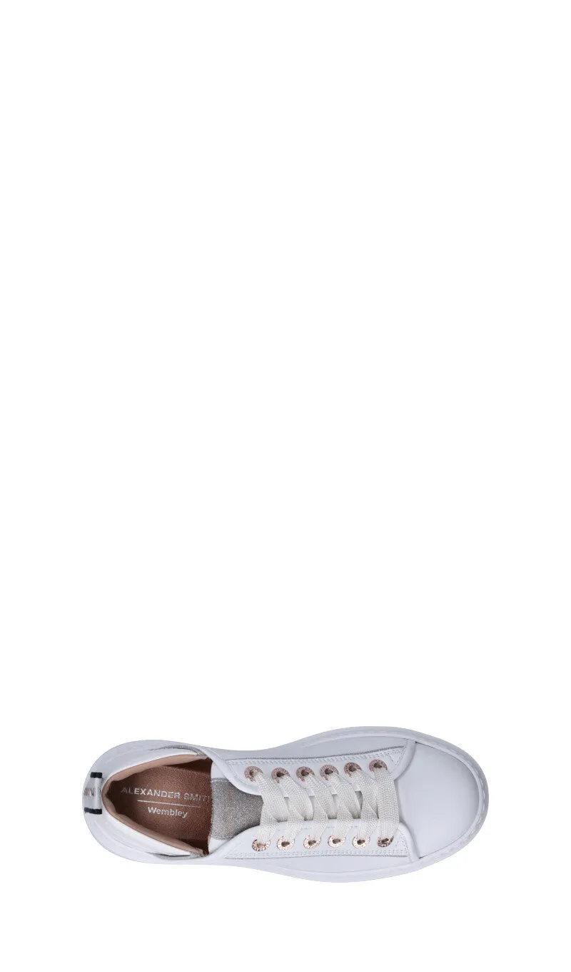 ALEXANDER SMITH Sneaker donna bianca in pelle