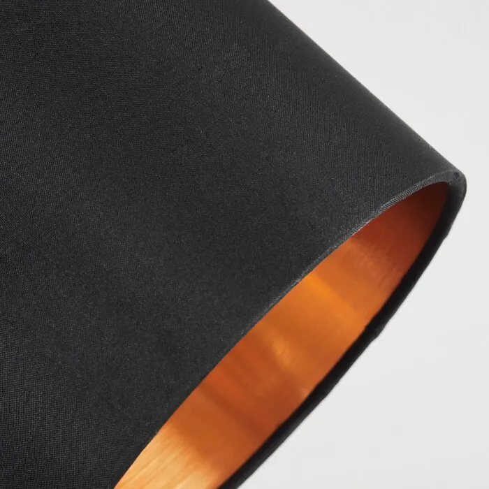 Alsen Plafoniera Marrone, Nero, 2-Luci