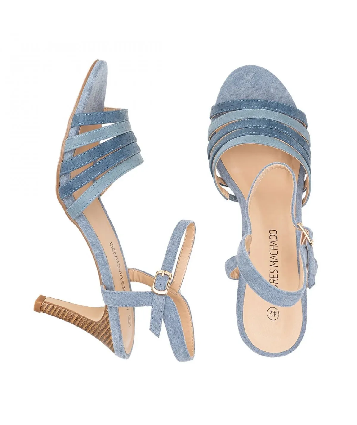 ANDRES MACHADO SANDALI DONNA NUMERI GRANDI 42 - 45