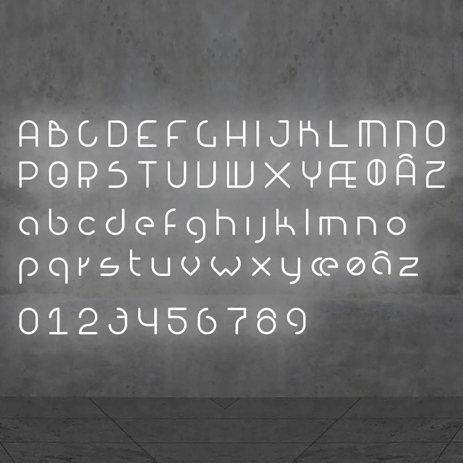 Artemide Alfabeto di luce a parete lettera maiuscola X