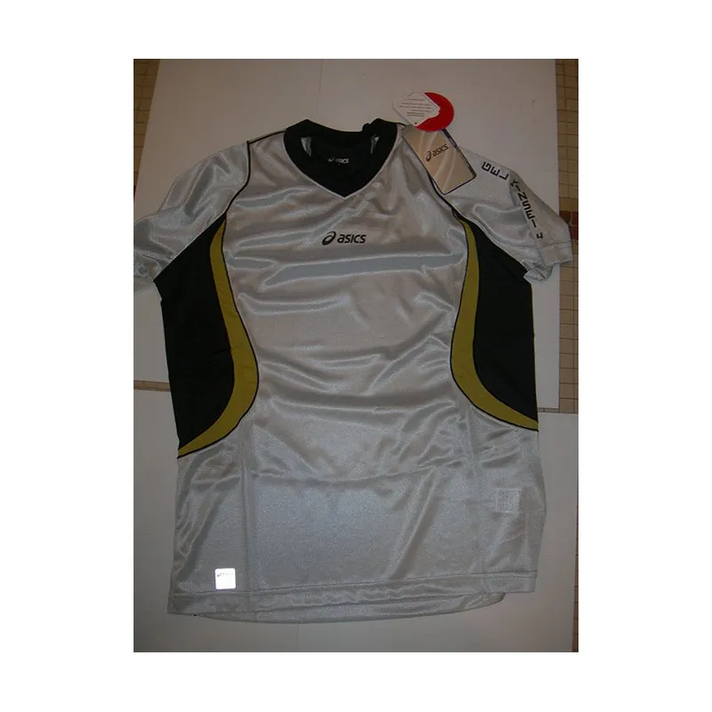 ASICS MAGLIA RUNNING UOMO KINSEY 4 ARGENTO NERO ART. 0897XG.S990