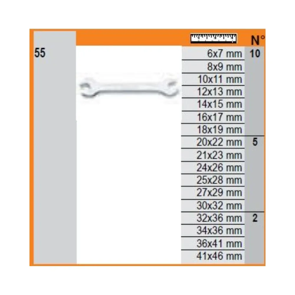 Assortimento 108 utensili, con ganci senza pannello - SHOPinShop 6600 M/22