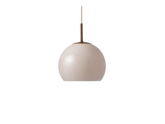 Ball Glass Lampada a Sospensione Ø18 Sabbia Grigio - Frandsen | Acquista online