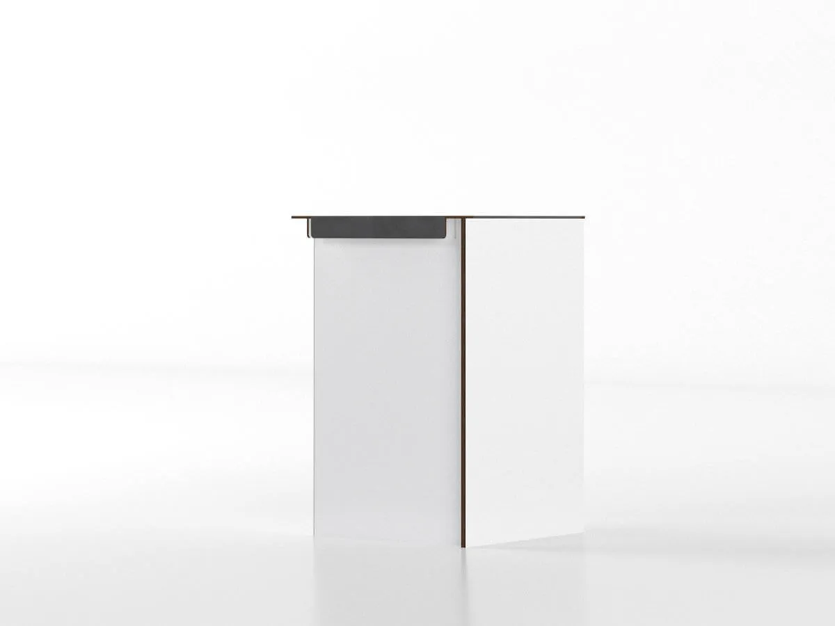 Base angolare 60 cm gres/antracite 'Cassandra'