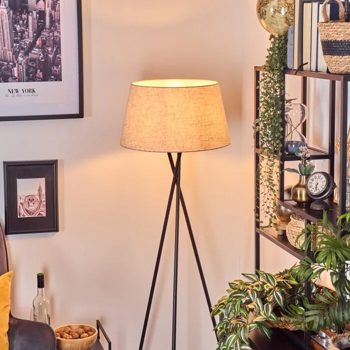 Bassagoda Lampada da terra beige, 1-Luce