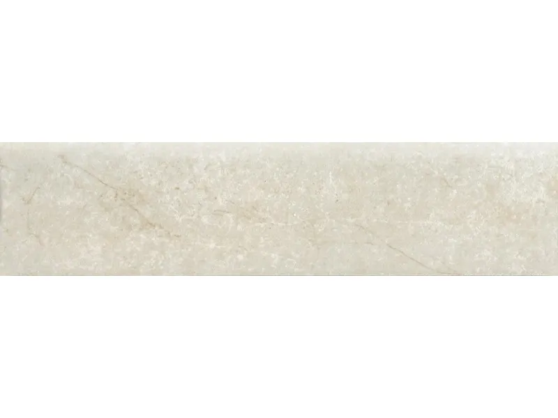 Battiscopa in gres porcellanato Living avorio 8x33 cm