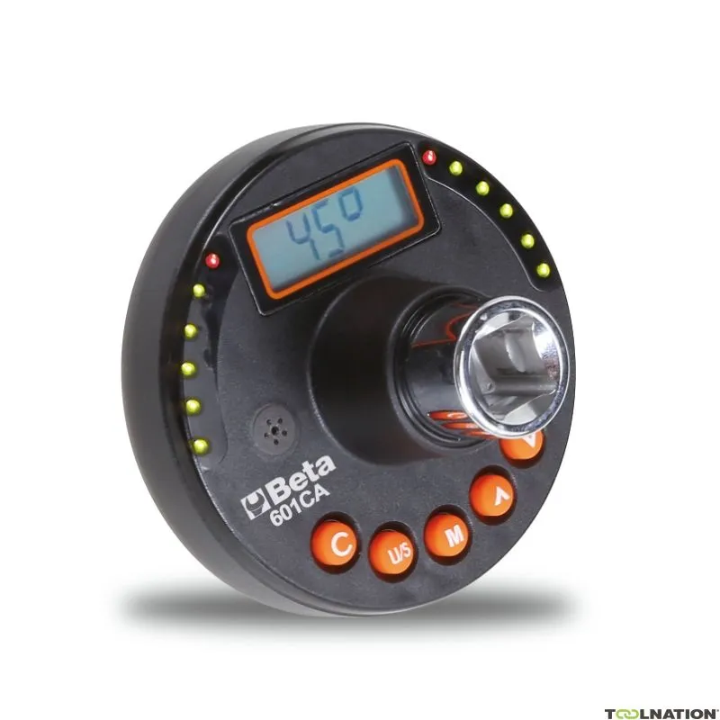 Beta 006010120 Misuratore di coppia digitale + grado Arcobaleno 1/2" 10 - 200 Nm