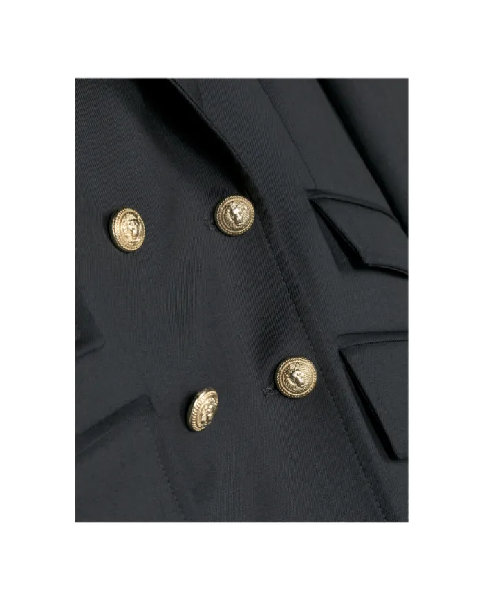 Blazer doppiopetto con revers a lancia