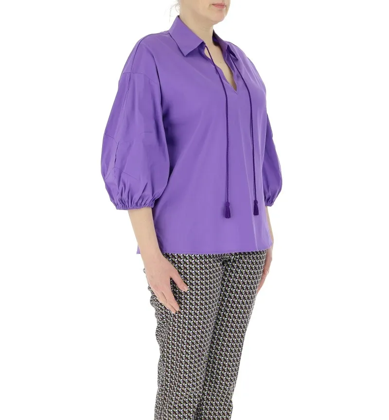 Blusa misto cotone
