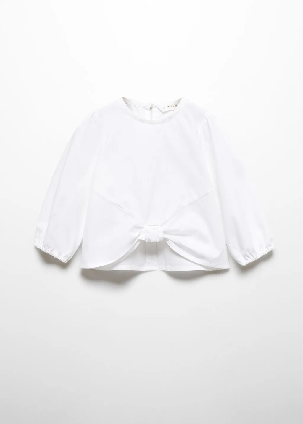Blusa nodo cotone