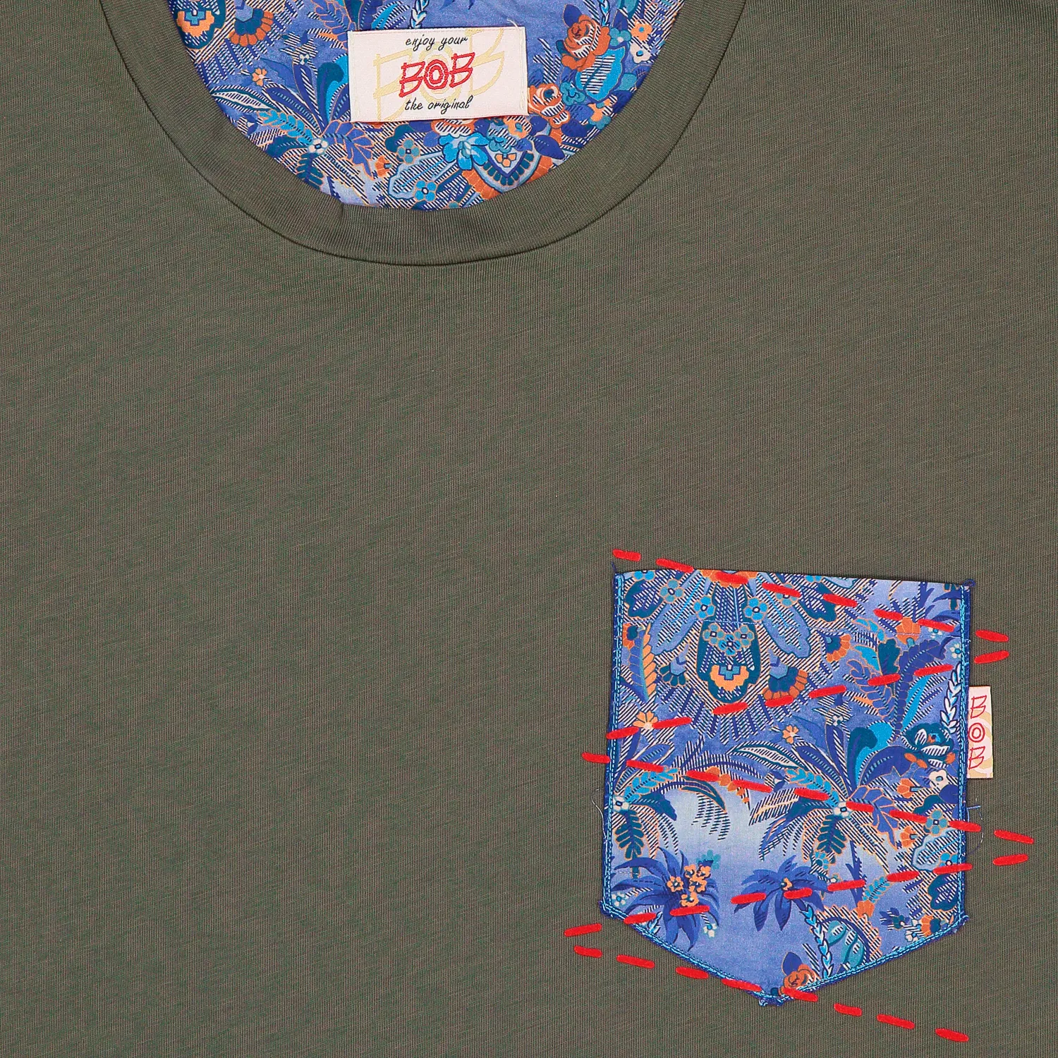 BOB maglietta Pocket VR0261 Militare