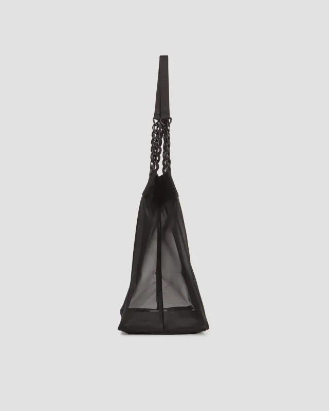 Borsa nera in rete da donna Deha Mesh Shopper