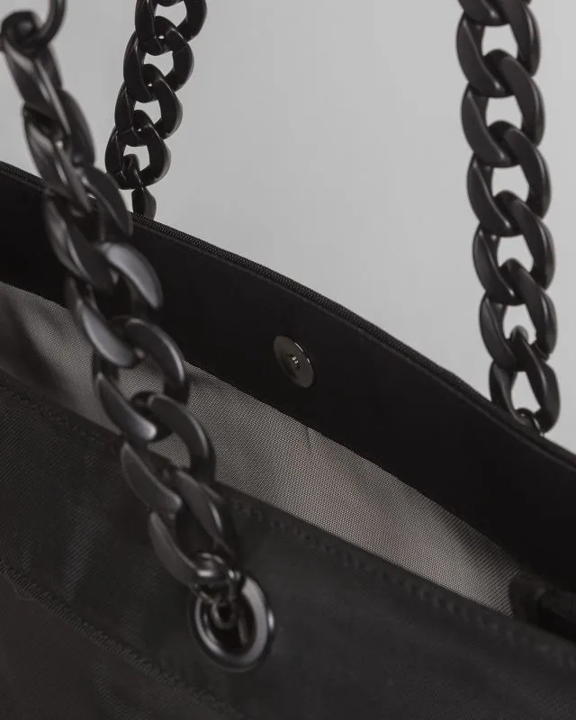 Borsa nera in rete da donna Deha Mesh Shopper
