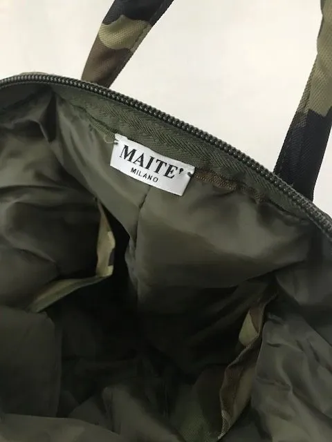Borsa stile militare verde BV2P