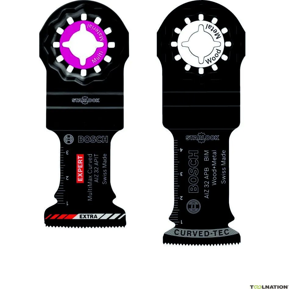 Bosch Professional Accessori 2608666153 Set di lame per sega multiutensile da 10 pezzi AIZ 32 APB + 1 EXPERT MULTIMAX AIZ 32 API