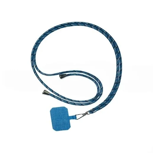 Box Iphone 13 Blu: Cover Midnight + Vetro + Cavo + Auricolari + Laccetto 