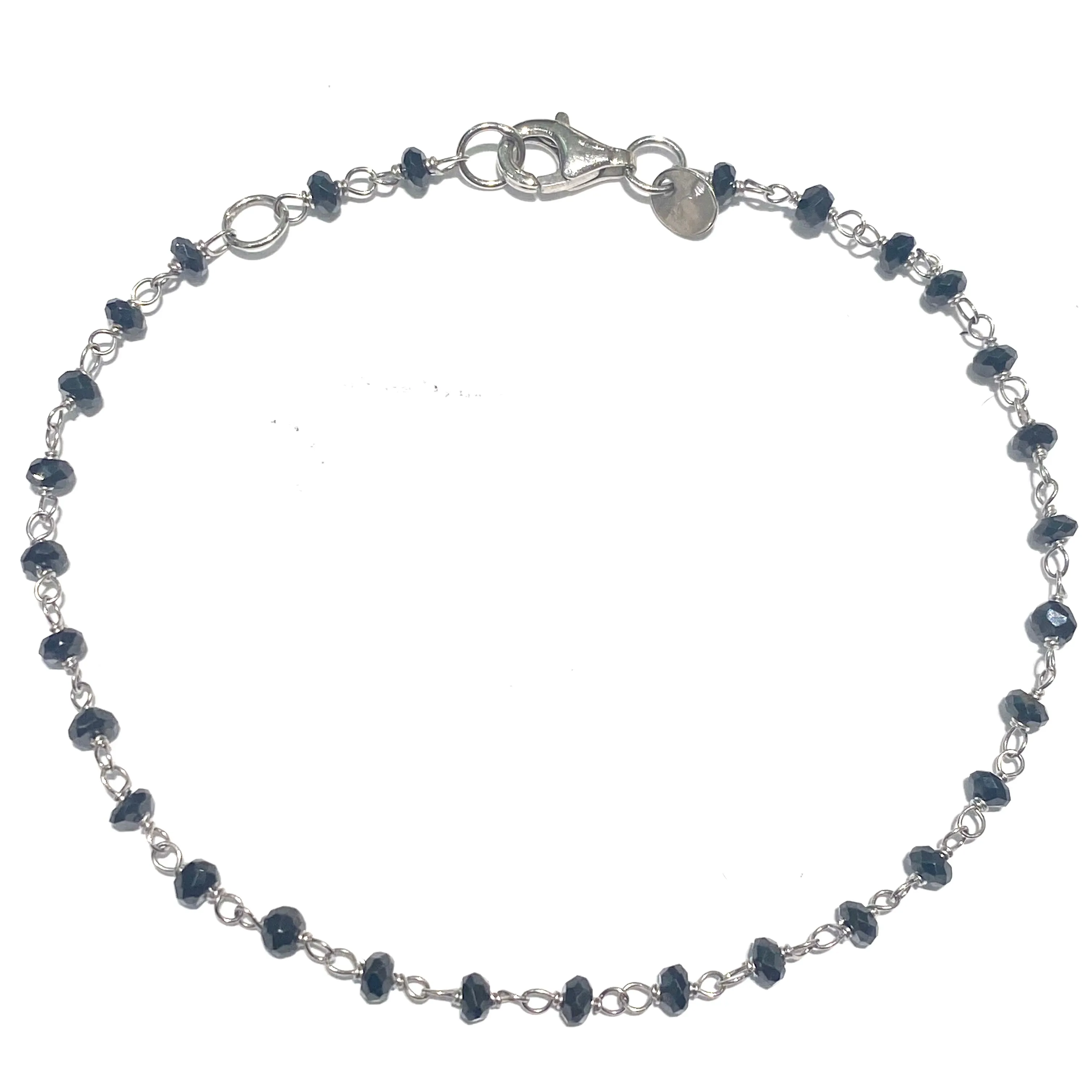 BRACCIALE ORO BIANCO E SPINELLI