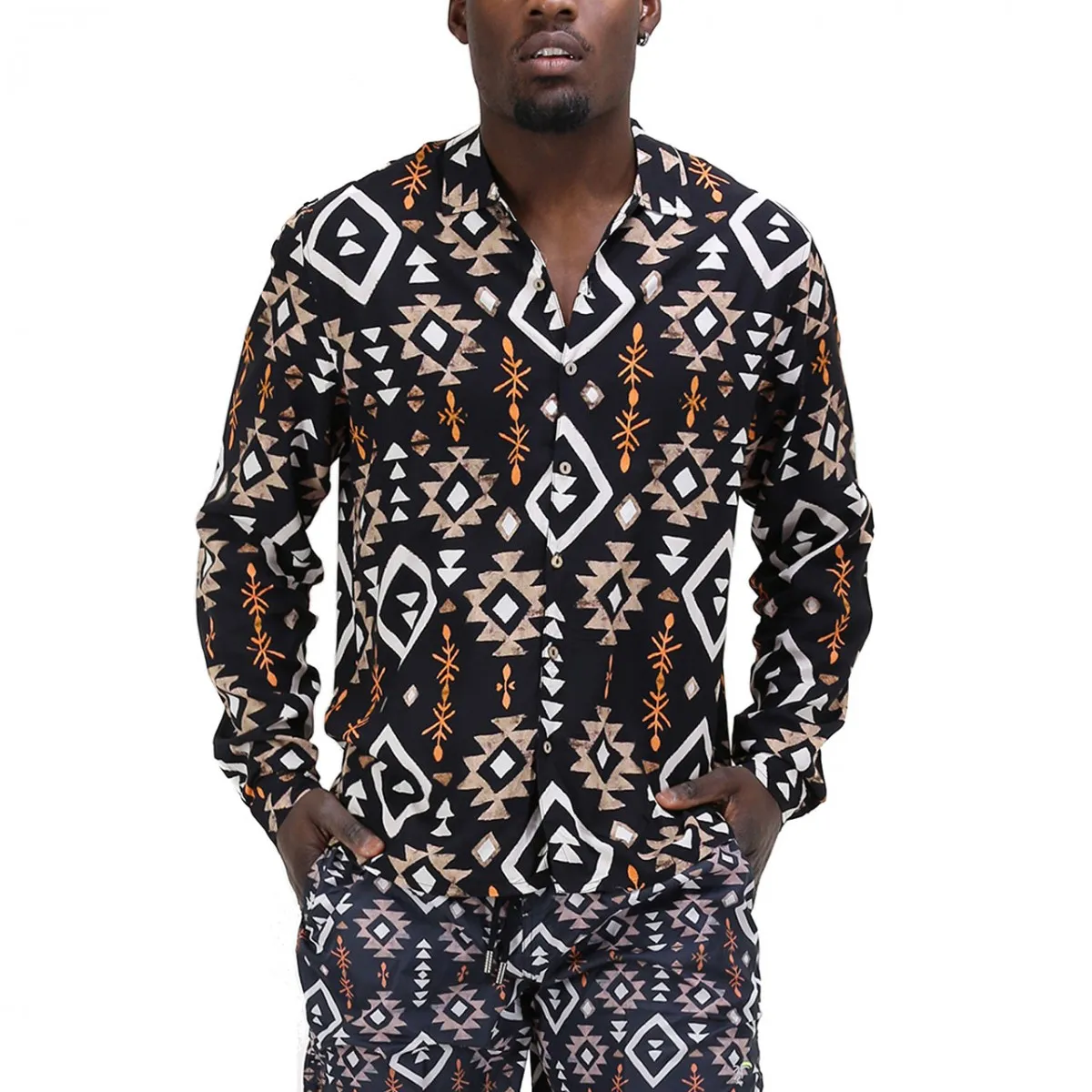 Camicia Bowling Uxmal Black