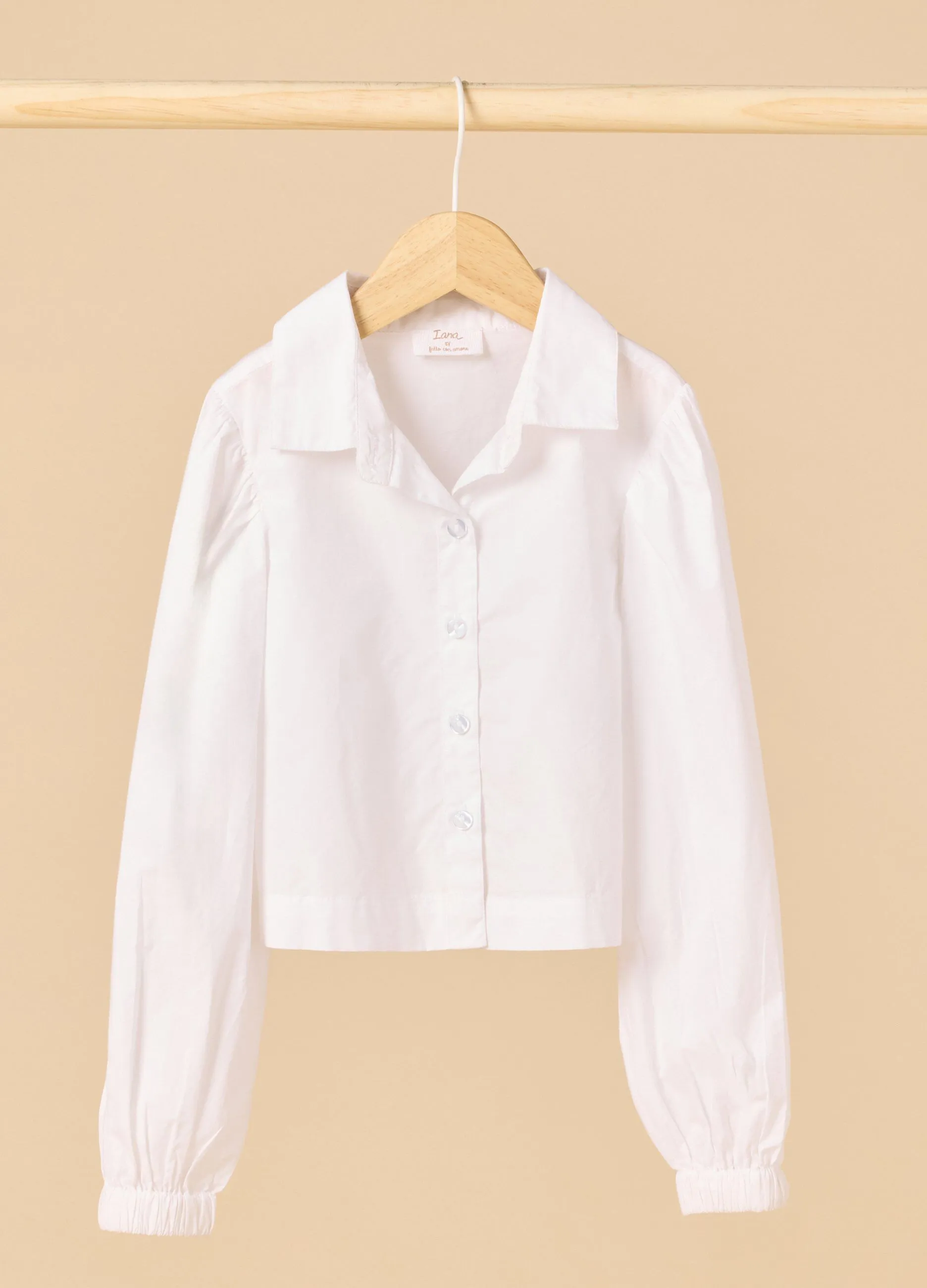 Camicia IANA in puro cotone bambina