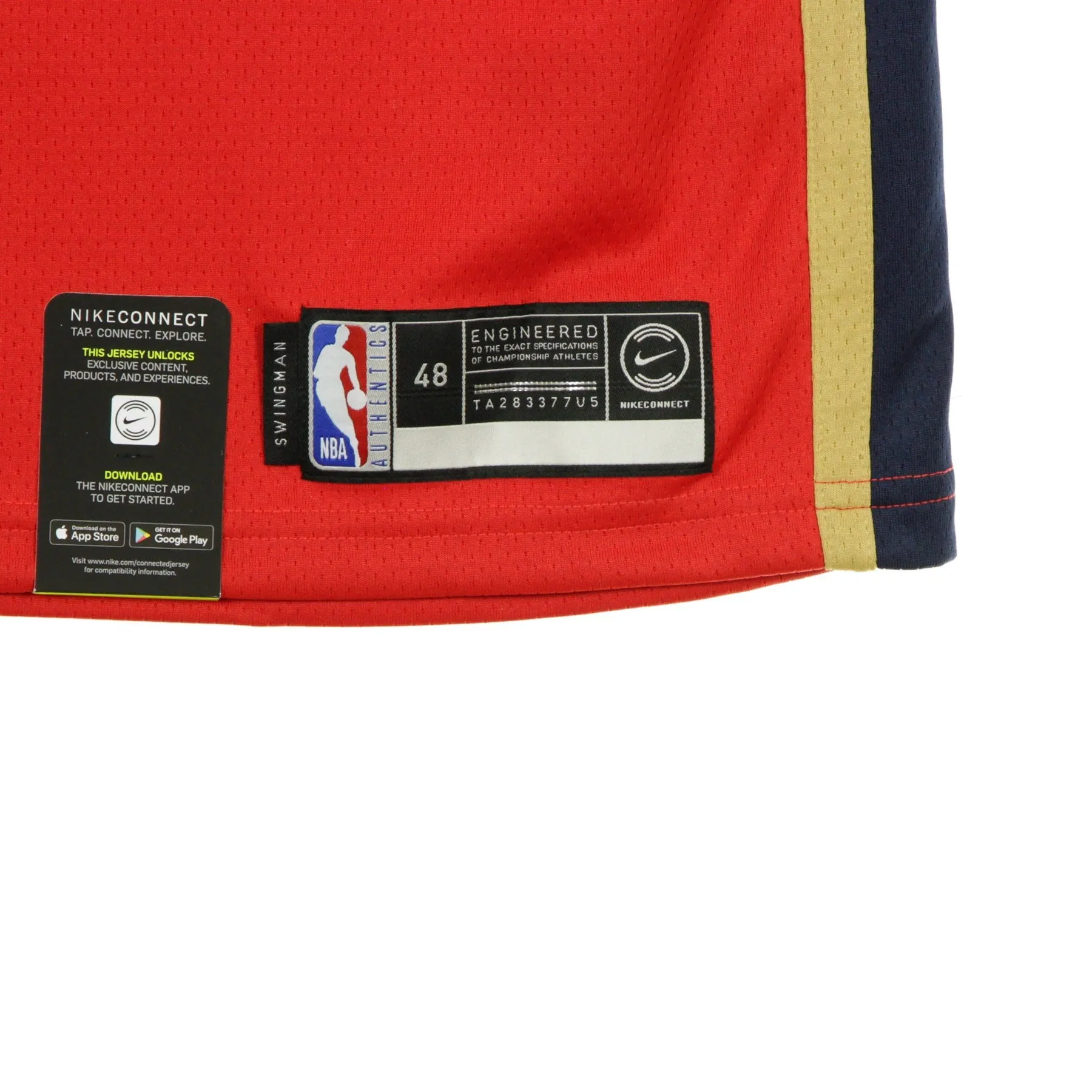 Canotta Basket Uomo Nba Swingman Jersey Statement Edition No.1 Zion Williamson Neopel University Red