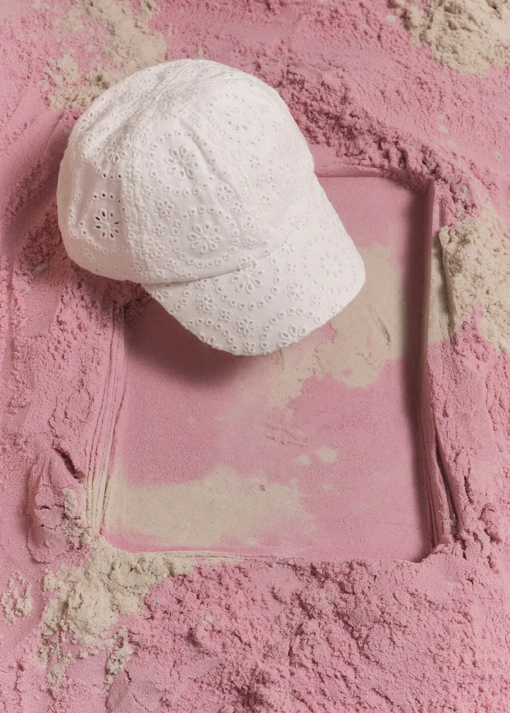 Cappellino cotone ricamo