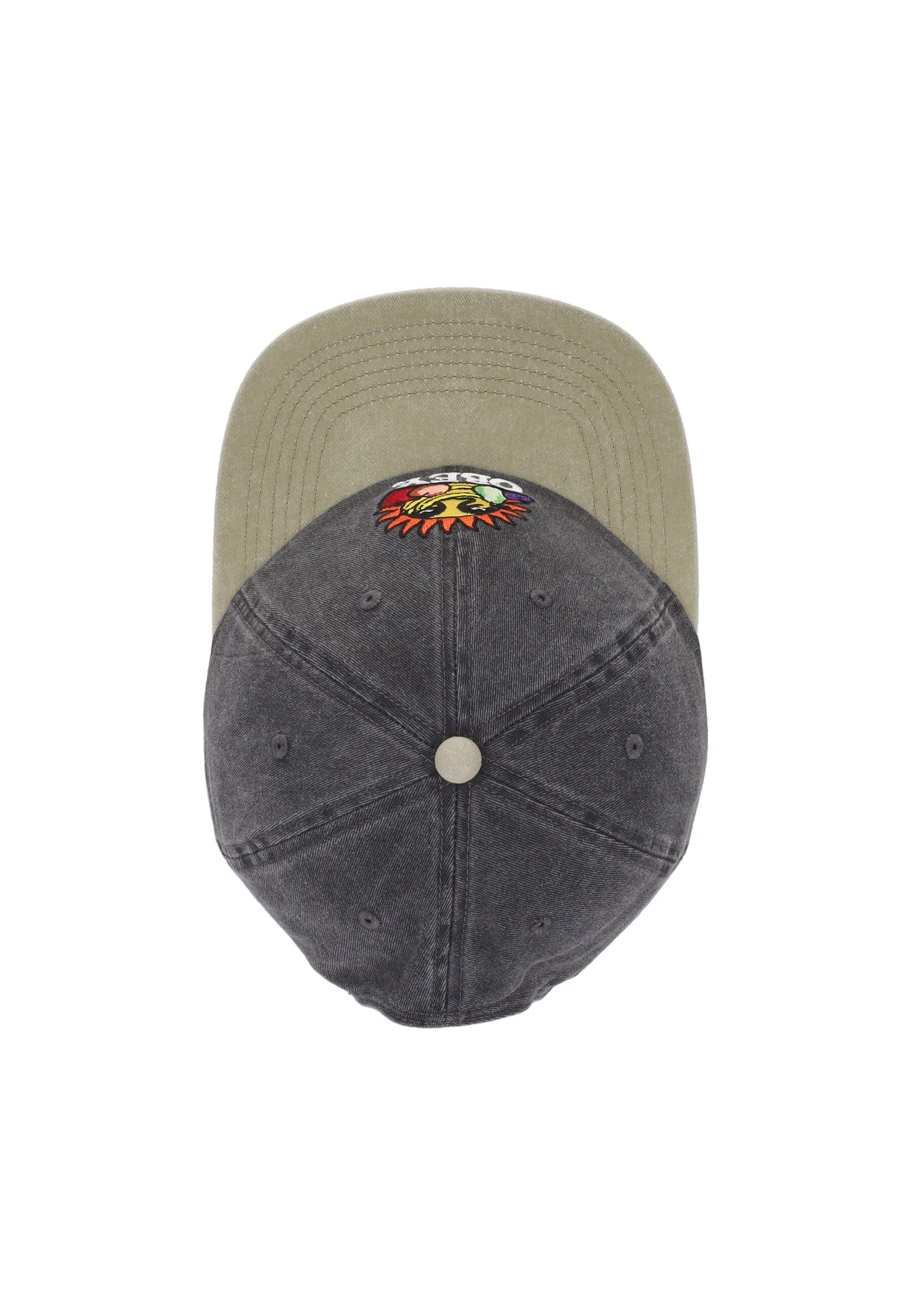 Cappellino Visiera Curva Uomo Pigment Fruits 6panel Snapback Black Multi