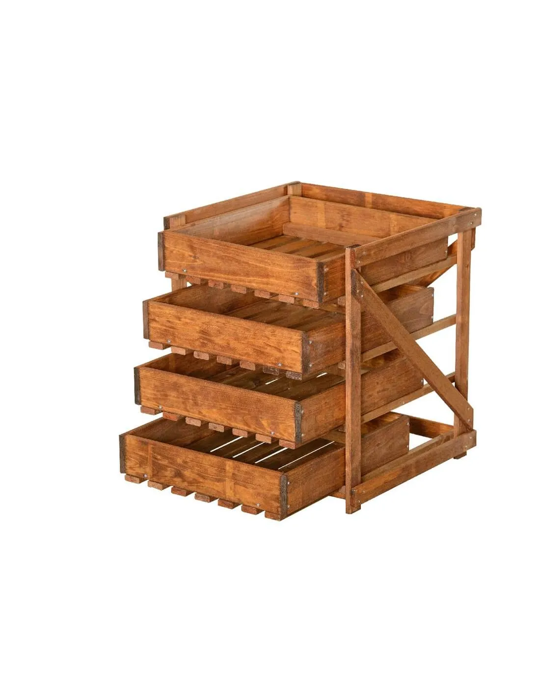 Cassettiera per orto in legno