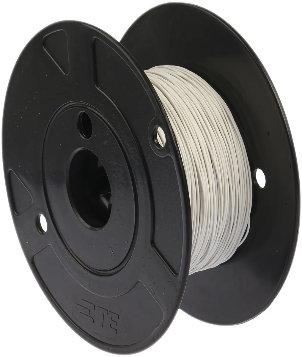 Cavo di collegamento apparecchiature TE Connectivity, 0,38 mm², 22 AWG, 600 V, 100m, Bianco