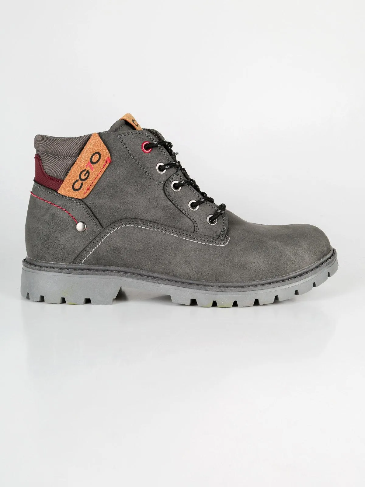 Cg7o Bottes en éco-cuir grises