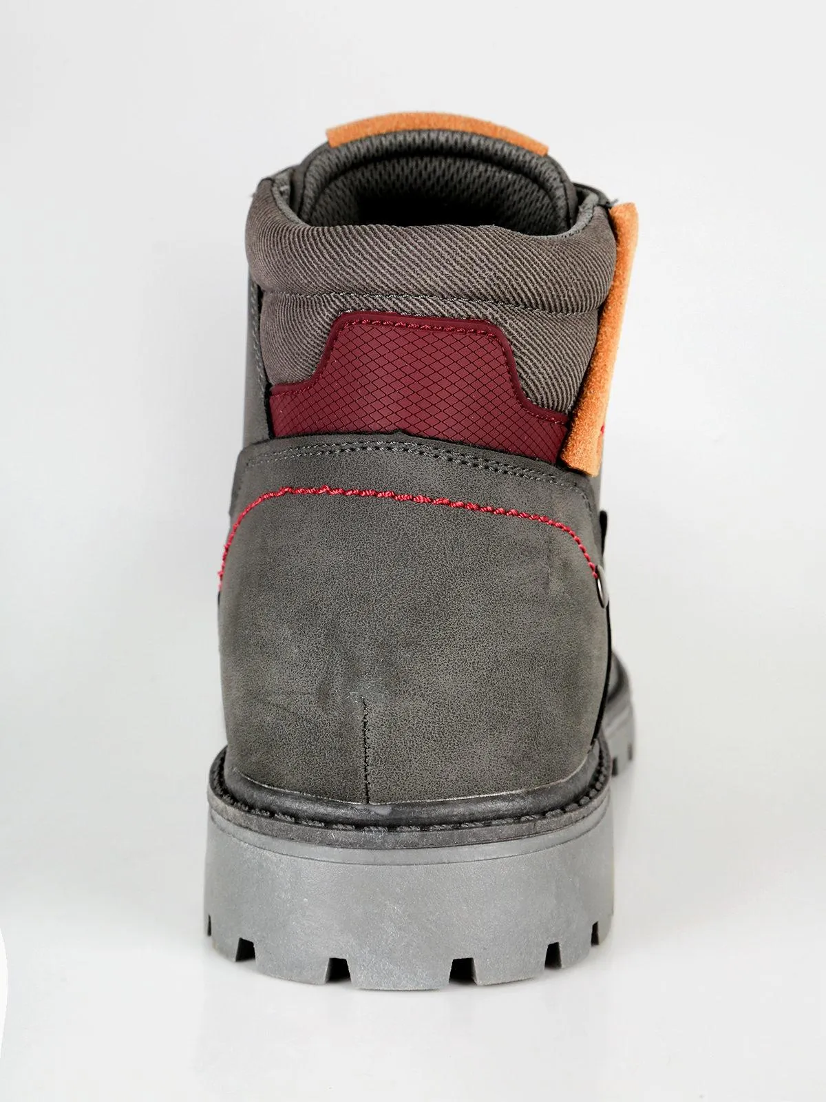 Cg7o Bottes en éco-cuir grises