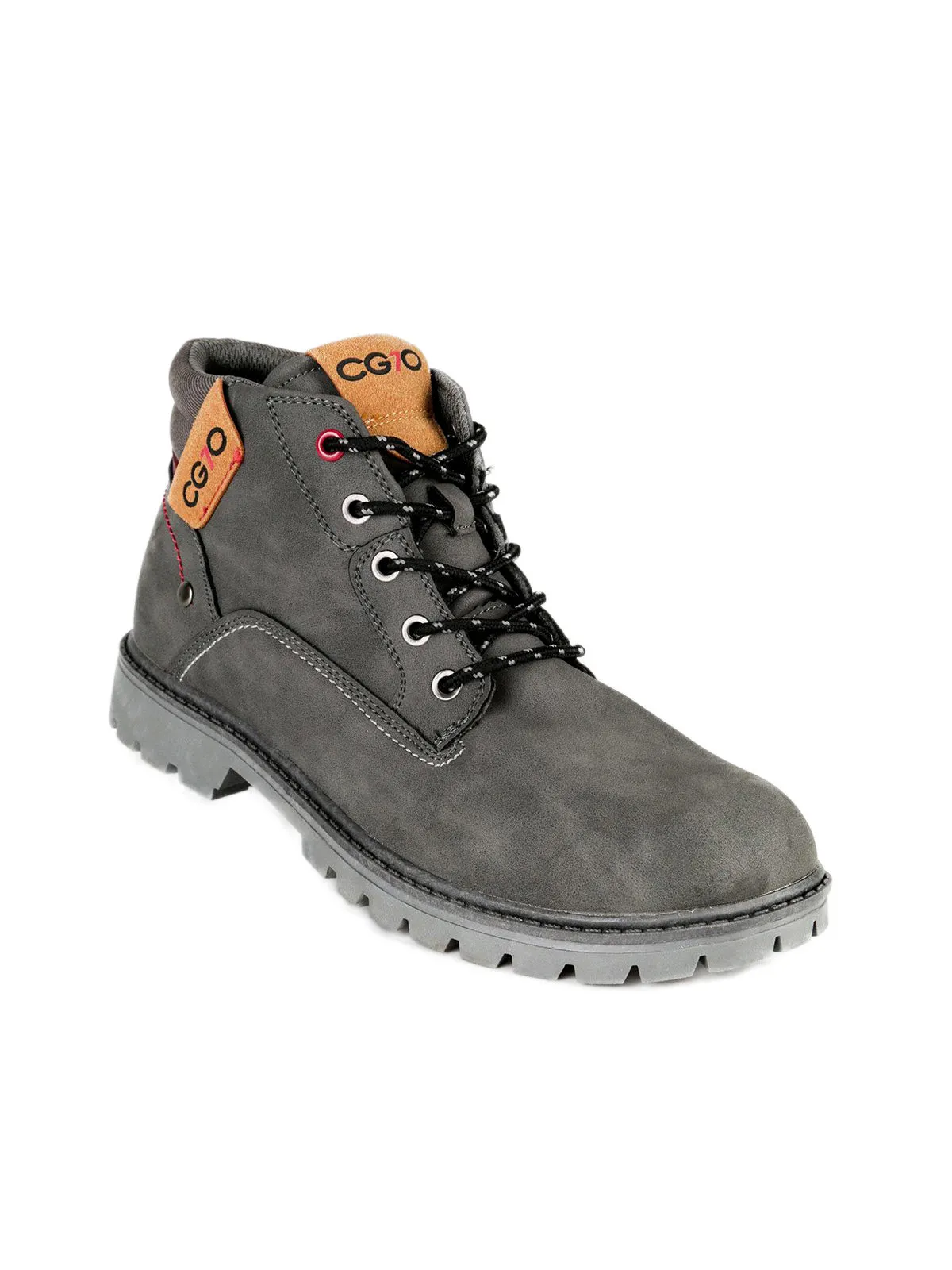 Cg7o Bottes en éco-cuir grises