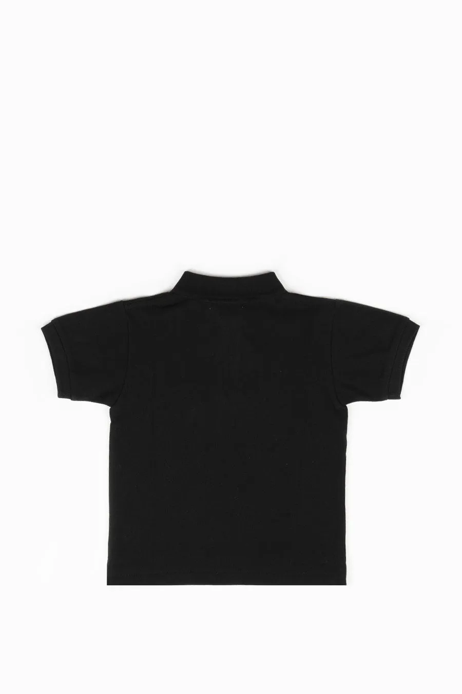 COMME DES GARCONS PLAY KIDS POLO TSHIRT BLACK