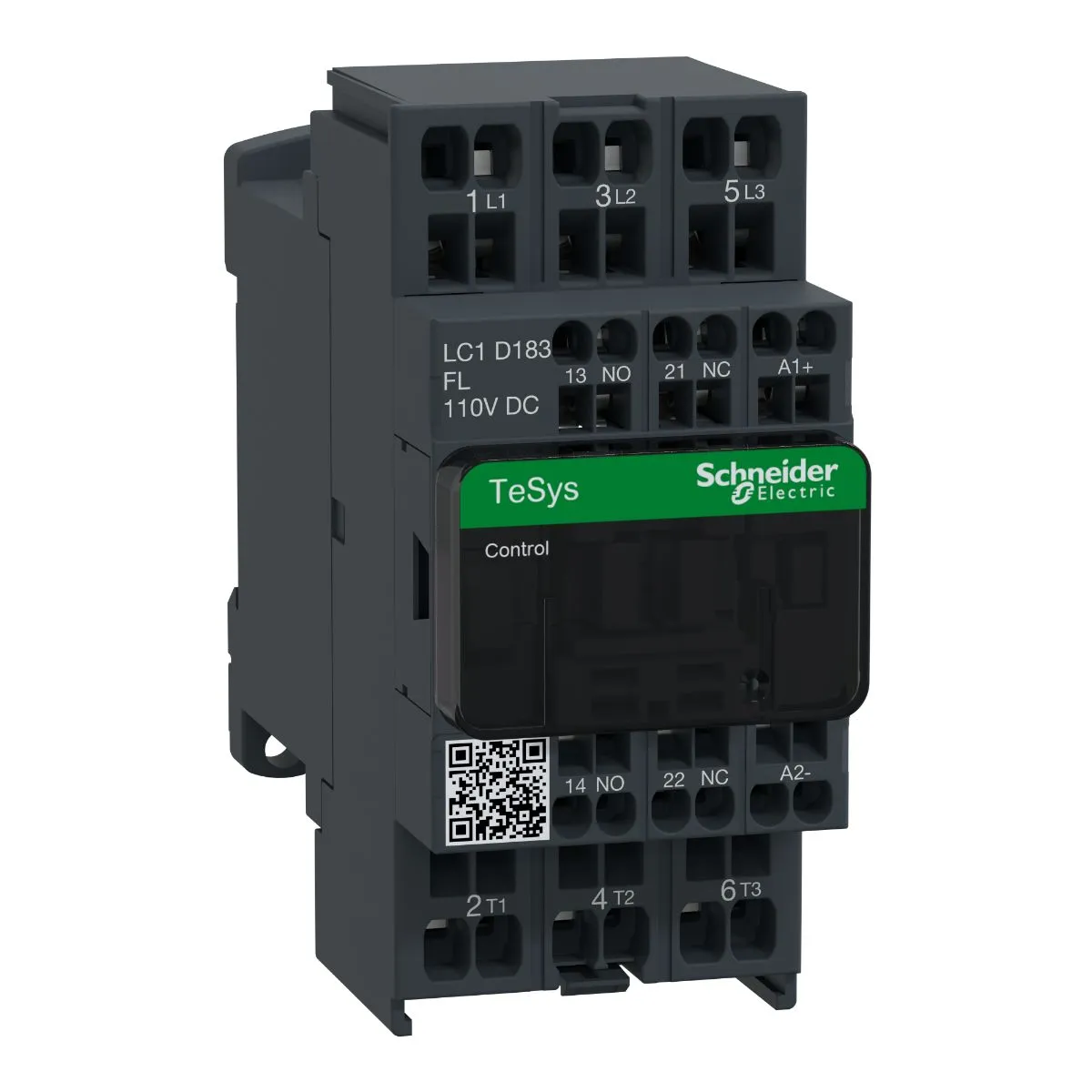 Contattore Contattore di commutazione Schneider Electric, serie LC1D, 3 poli, 1 NA + 1 NC, 18 A, bobina 110 V