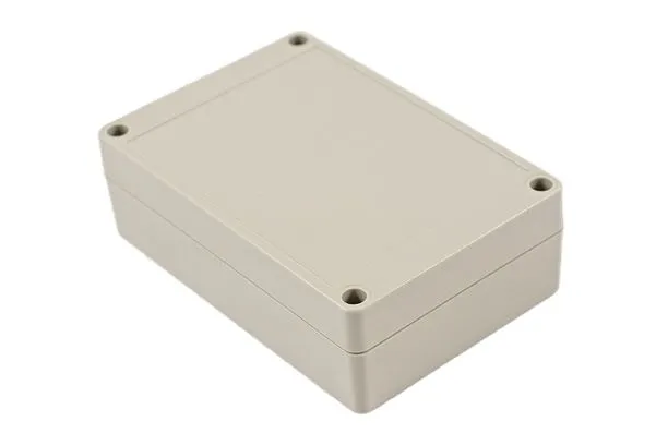 Contenitore generico Hammond in ABS 125 x 85 x 40mm, col. Grigio chiaro, IP65
