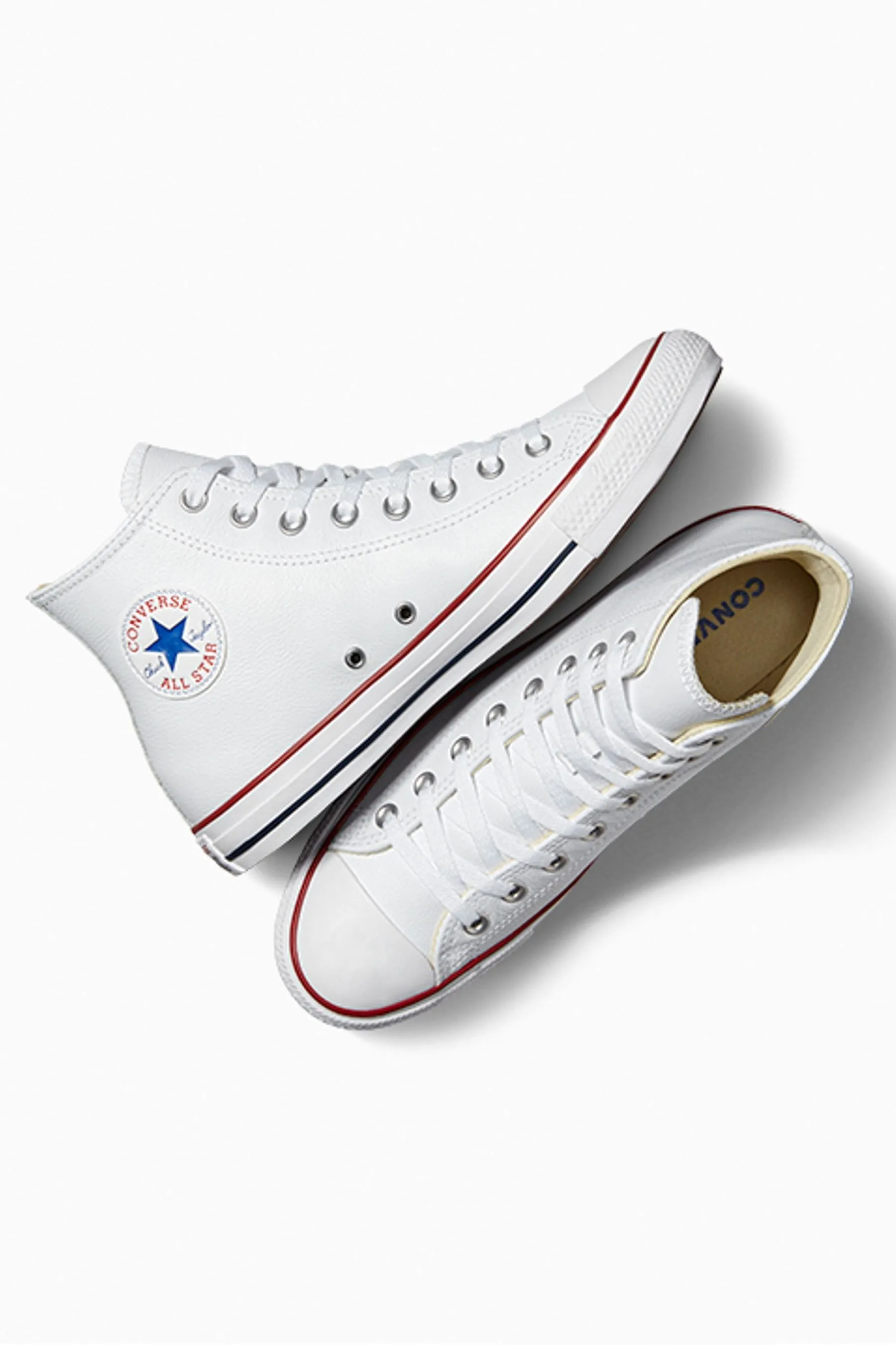 Converse - Scarpe da ginnastica alte in pelle