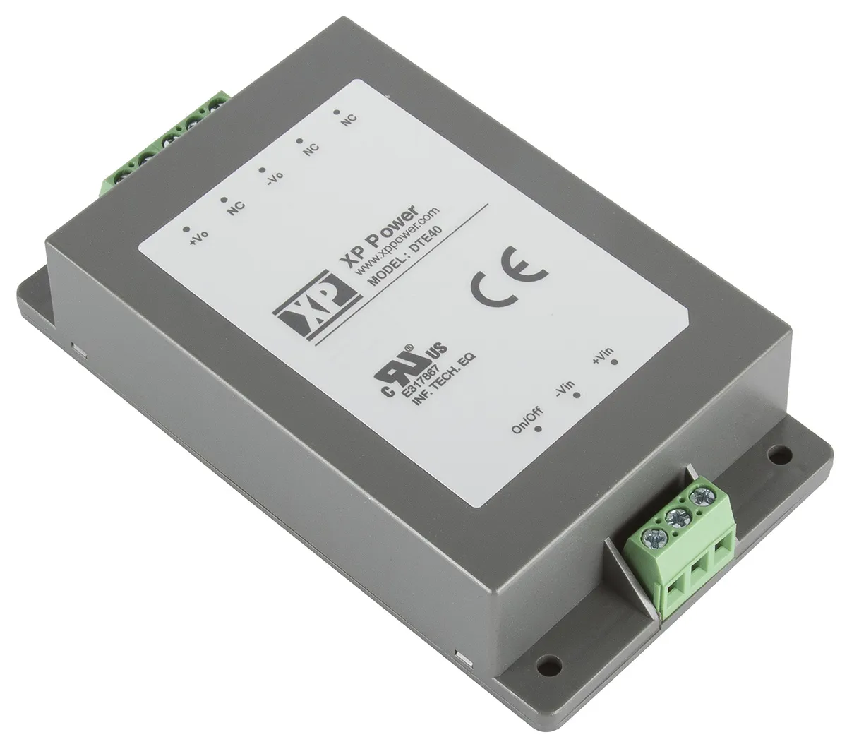 Convertitore c.c.-c.c. 40W, Vin 9 → 36 V c.c., Vout 24V cc, 2.5kV cc